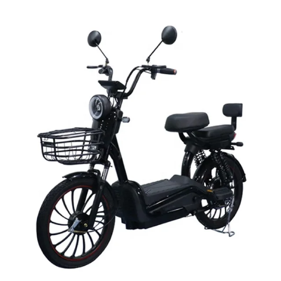 صورة دراجة كهربائية الأقتصادية نيازي بسلة أمامية وكفرات مقاس 20